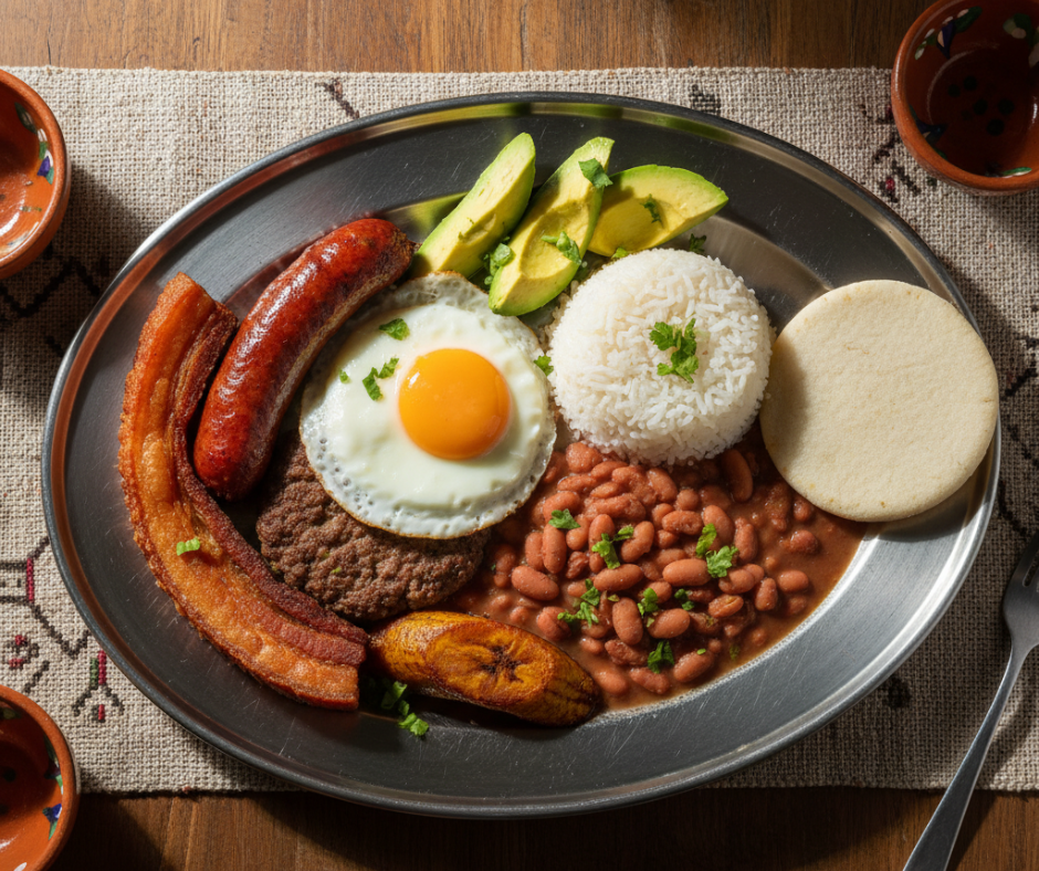 Bandeja Paisa - Comida colombiana tradicional